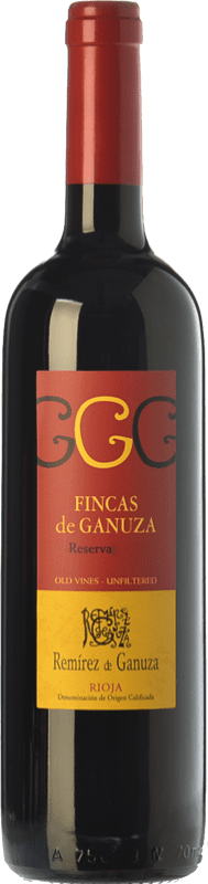 33,95 € | Красное вино Remírez de Ganuza Fincas de Ganuza Резерв D.O.Ca. Rioja Ла-Риоха Испания Tempranillo, Graciano 75 cl