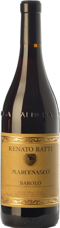 42,95 € Free Shipping | Red wine Renato Ratti Marcenasco D.O.C.G. Barolo Piemonte Italy Nebbiolo Bottle 75 cl