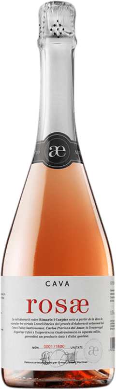 Free Shipping | Rosé Sparkling Wine Rimarts Rosae Reserve — Aged D.O. Cava Catalonia Spain Pinot Noir 75 cl