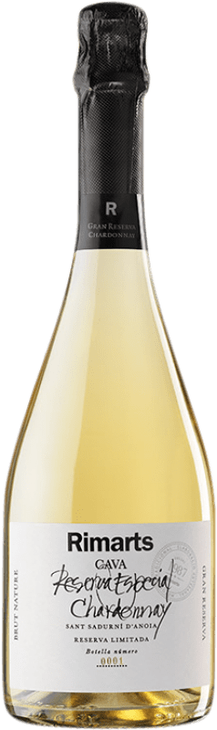 Envoi gratuit | Blanc mousseux Rimarts Grande Réserve D.O. Cava Catalogne Espagne Chardonnay 75 cl