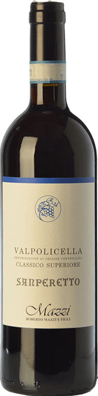 18,95 € | Red wine Mazzi Classico Superiore Sanperetto D.O.C. Valpolicella Veneto Italy Corvina, Rondinella, Corvinone, Molinara 75 cl