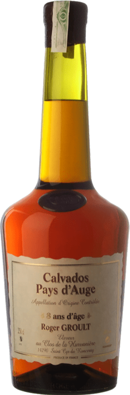 52,95 € Envío gratis | Calvados Roger Groult Vieux I.G.P. Calvados Pays d'Auge 8 Años Botella Especial 2,5 L