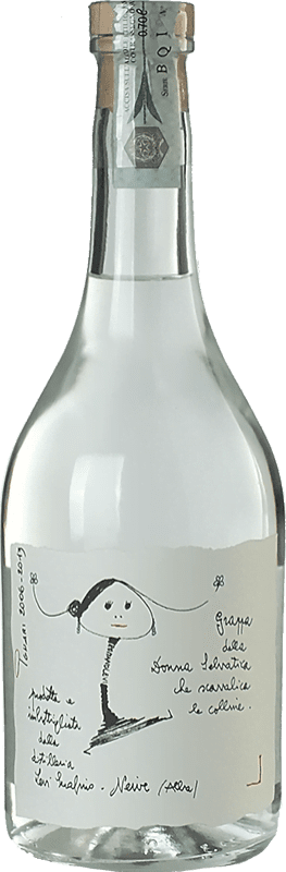 Envio grátis | Aguardente Grappa Romano Levi Donna Selvatica che Scavalica le Colline Bianca I.G.T. Grappa Piemontese Piemonte Itália 70 cl