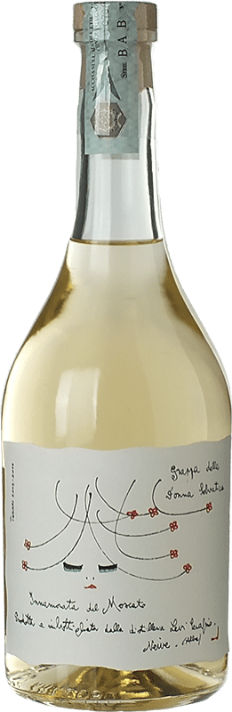 Envio grátis | Aguardente Grappa Romano Levi Donna Selvatica Innamorata del Moscato I.G.T. Grappa Piemontese Piemonte Itália 70 cl