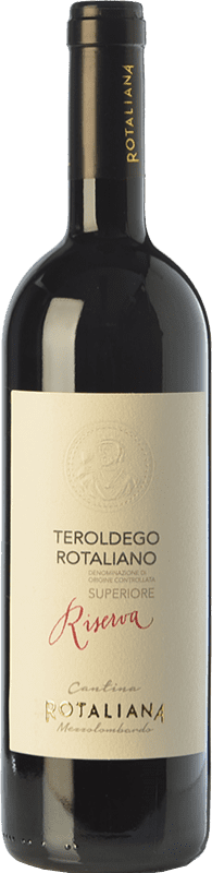 19,95 € | Красное вино Rotaliana Резерв D.O.C. Teroldego Rotaliano Трентино Италия Teroldego 75 cl