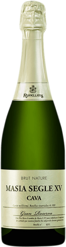 42,95 € Envio grátis | Espumante branco Rovellats Masia S. XV Millésimé Grande Reserva D.O. Cava