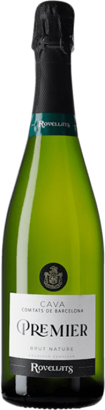 9,95 € | White sparkling Rovellats Premier Brut Nature D.O. Cava Catalonia Spain Macabeo, Parellada Bottle 75 cl