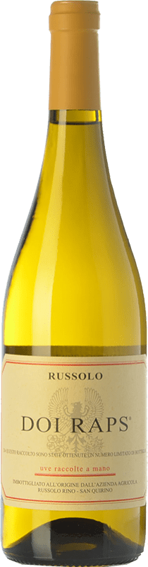 Kostenloser Versand | Weißwein Russolo Doi Raps I.G.T. Friuli-Venezia Giulia Friaul-Julisch Venetien Italien Sauvignon Weiß, Grauburgunder, Weißburgunder 75 cl