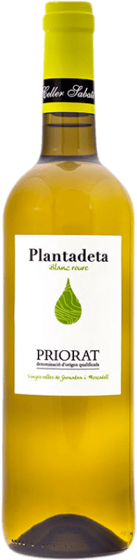 10,95 € | Белое вино Sabaté Plantadeta Blanc старения D.O.Ca. Priorat Каталония Испания Grenache White, Muscat 75 cl