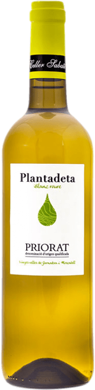 19,95 € Бесплатная доставка | Белое вино Sabaté Plantadeta Blanc старения D.O.Ca. Priorat