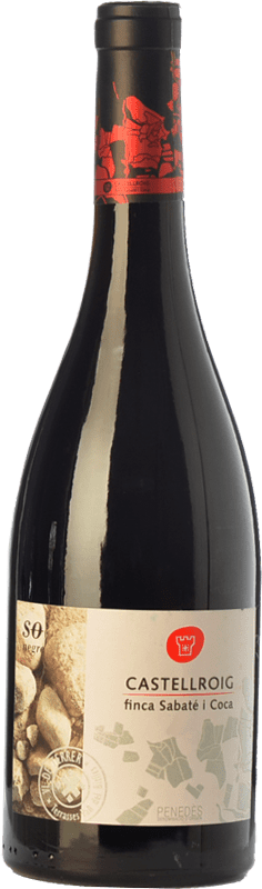 9,95 € | Red wine Sabaté i Coca Castellroig Ull de Llebre Joven D.O. Penedès Catalonia Spain Tempranillo, Merlot Bottle 75 cl