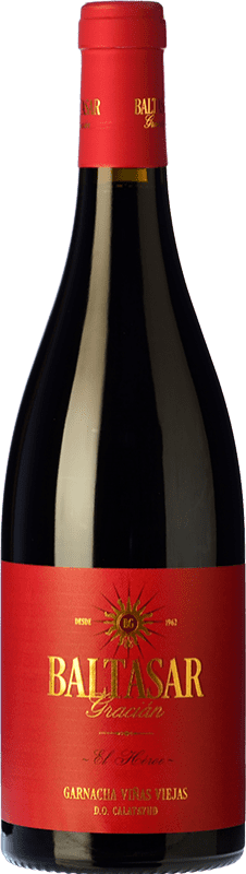 11,95 € Free Shipping | Red wine San Alejandro Baltasar Gracián Viñas Viejas El Héroe Crianza D.O. Calatayud Aragon Spain Grenache Bottle 75 cl