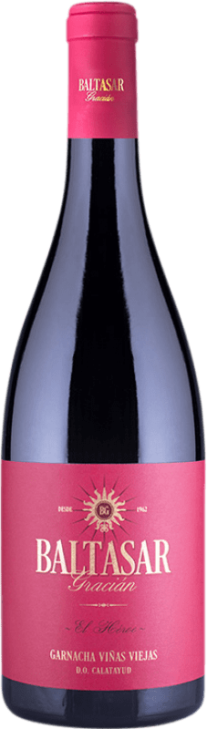 18,95 € 免费送货 | 红葡萄酒 San Alejandro Baltasar Gracián El Héroe VV Viñas Viejas — 老藤 Crianza — 陈酿 D.O. Calatayud