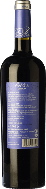 7,95 € Free Shipping | Red wine San Alejandro Evodia Joven D.O. Calatayud Aragon Spain Grenache Bottle 75 cl