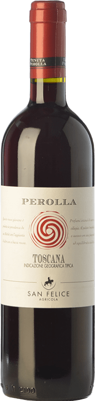 8,95 € Бесплатная доставка | Красное вино San Felice Perolla Rosso I.G.T. Toscana