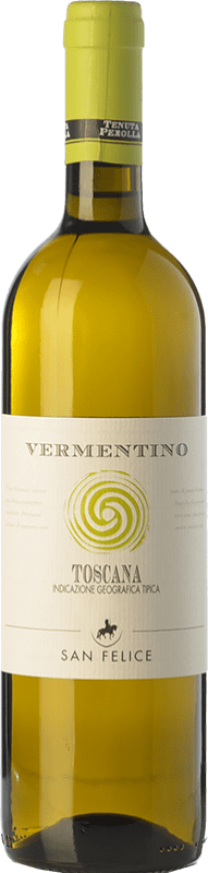 7,95 € Free Shipping | White wine San Felice Perolla Vermentino I.G.T. Toscana Tuscany Italy Sauvignon, Vermentino Bottle 75 cl