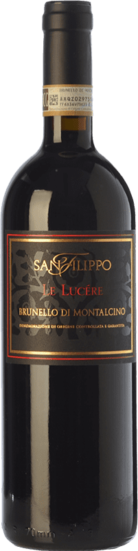 111,95 € | Red wine San Filippo Le Lucére D.O.C.G. Brunello di Montalcino Tuscany Italy Sangiovese Bottle 75 cl