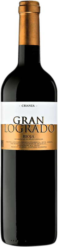 10,95 € | Vin rouge San Martín de Ábalos Gran Logrado Crianza D.O.Ca. Rioja La Rioja Espagne Tempranillo, Grenache, Viura 75 cl