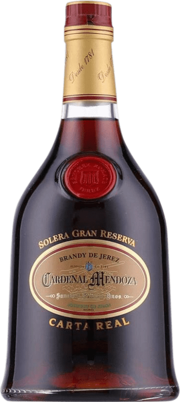 送料無料 | ブランデー Sánchez Romate Cardenal Mendoza Carta Real D.O. Jerez-Xérès-Sherry アンダルシア スペイン 70 cl