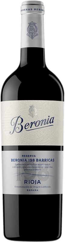 26,95 € | Red wine Beronia Selección 198 Barricas D.O.Ca. Rioja The Rioja Spain Tempranillo Bottle 75 cl