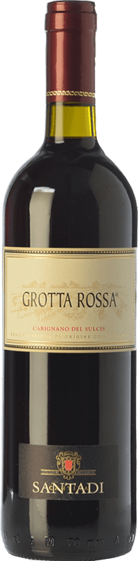 12,95 € Free Shipping | Red wine Santadi Carignano del Sulcis Grotta Rossa D.O.C. Carignano del Sulcis Sardegna Italy Carignan Bottle 75 cl