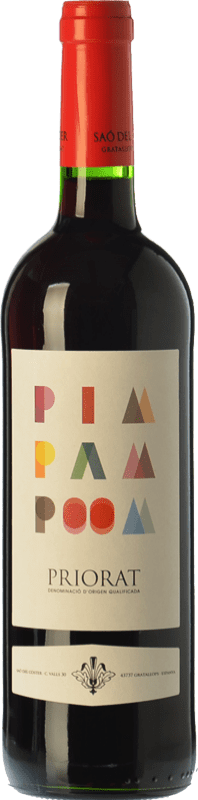 Envio grátis | Vinho tinto Saó del Coster Pim Pam Poom Jovem D.O.Ca. Priorat Catalunha Espanha Grenache 75 cl