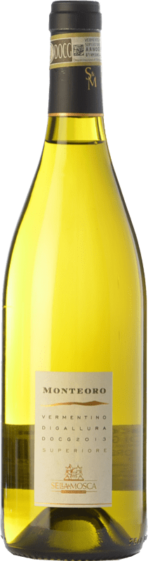 17,95 € Free Shipping | White wine Sella e Mosca Monteoro D.O.C.G. Vermentino di Gallura Sardegna Italy Vermentino Bottle 75 cl