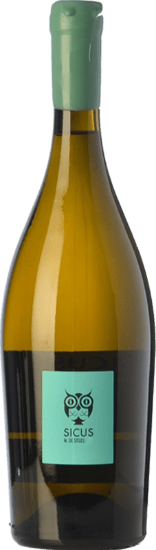 Free Shipping | White wine Sicus D.O. Penedès Catalonia Spain Malvasía de Sitges 75 cl