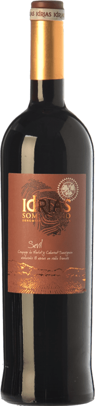 Envio grátis | Vinho tinto Sierra de Guara Idrias Sevil Crianza D.O. Somontano Aragão Espanha Merlot, Cabernet Sauvignon 75 cl