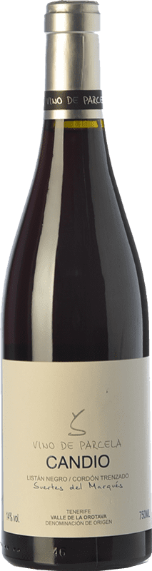 24,95 € | Red wine Suertes del Marqués Candio Aged D.O. Valle de la Orotava Canary Islands Spain Listán Black Bottle 75 cl