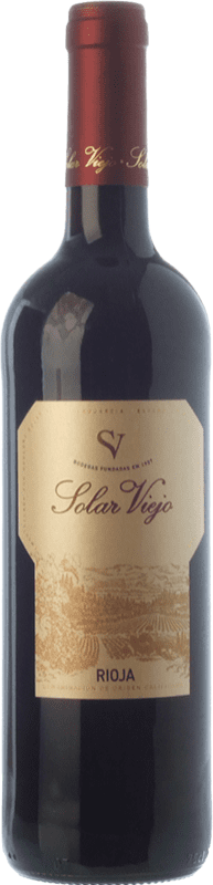 Free Shipping | Red wine Solar Viejo Crianza 2015 D.O.Ca. Rioja The Rioja Spain Tempranillo Bottle 75 cl