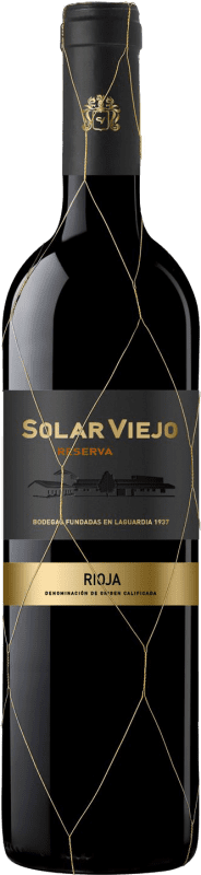 Envoi gratuit | Vin rouge Solar Viejo Reserva 2012 D.O.Ca. Rioja La Rioja Espagne Tempranillo, Graciano Bouteille 75 cl