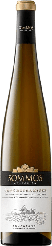 10,95 € | Vin blanc Sommos Colección Crianza D.O. Somontano Aragon Espagne Gewürztraminer 75 cl