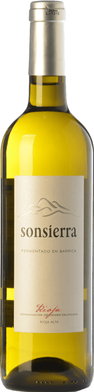 8,95 € 送料無料 | 白ワイン Sonsierra Fermentado en Barrica 高齢者 D.O.Ca. Rioja