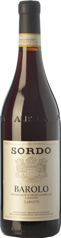 54,95 € Бесплатная доставка | Красное вино Sordo Gabutti D.O.C.G. Barolo