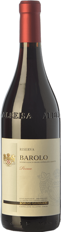 59,95 € Free Shipping | Red wine Sordo Perno Riserva Reserva 2004 D.O.C.G. Barolo Piemonte Italy Nebbiolo Bottle 75 cl