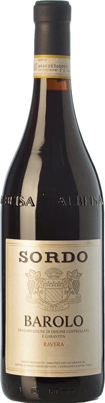 54,95 € Free Shipping | Red wine Sordo Ravera 2010 D.O.C.G. Barolo Piemonte Italy Nebbiolo Bottle 75 cl