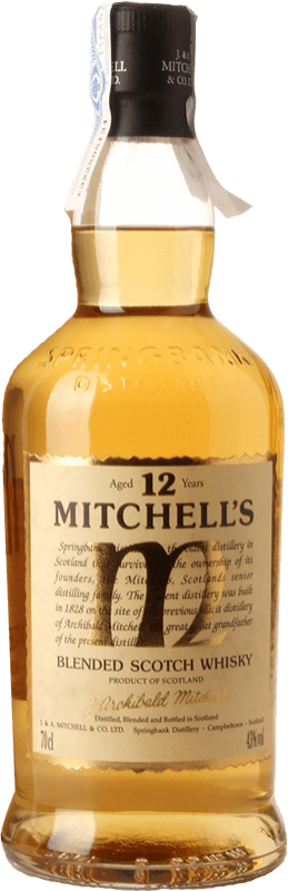 43,95 € Бесплатная доставка | Купажированный виски Springbank Mitchell's 12 Лет