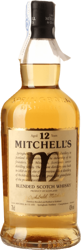 47,95 € | 威士忌混合 Springbank Mitchell's Scotch Whisky 坎贝尔敦 英国 12 岁 70 cl