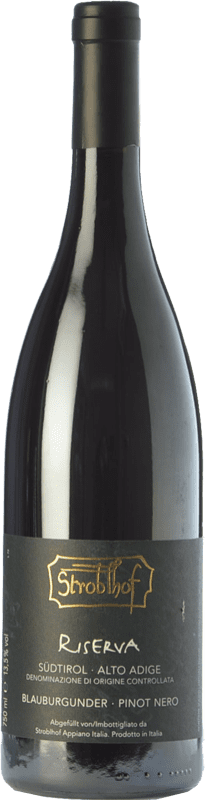 57,95 € | Красное вино Stroblhof Blauburgunder Riserva Резерв D.O.C. Alto Adige Трентино-Альто-Адидже Италия Pinot Black 75 cl