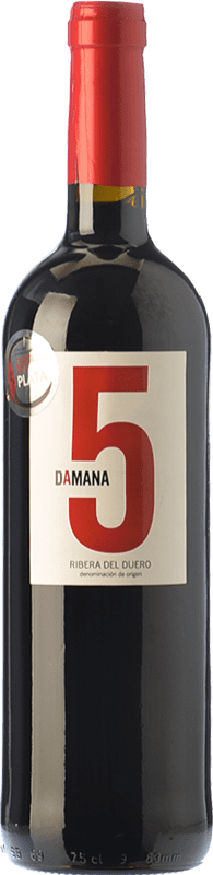 12,95 € | Red wine Tábula Damana 5 Young D.O. Ribera del Duero Castilla y León Spain Tempranillo, Cabernet Sauvignon 75 cl