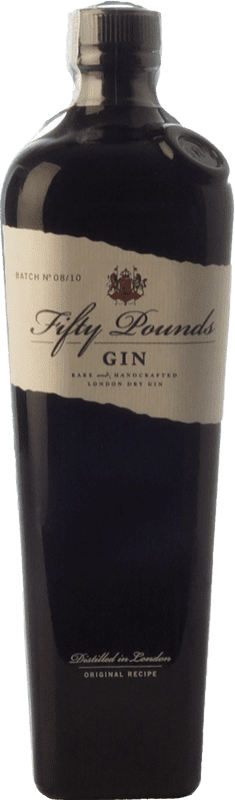 Бесплатная доставка | Джин Támesis Fifty Pounds Gin Объединенное Королевство 70 cl