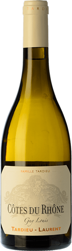 Envio grátis | Vinho Branco Tardieu-Laurent Guy Louis Crianza I.G.P. Vin de Pays Rhône Rhône França Garnacha — Grenache, Roussanne, Viognier, Marsanne 75 cl