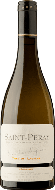 White wine Tardieu-Laurent Vieilles Vignes Aged A.O.C. Saint-Péray Rhône France Roussanne, Marsanne Bottle 75 cl