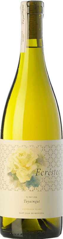 53,95 € Envío gratis | Vino blanco Tayaimgut Feréstec Crianza D.O. Penedès