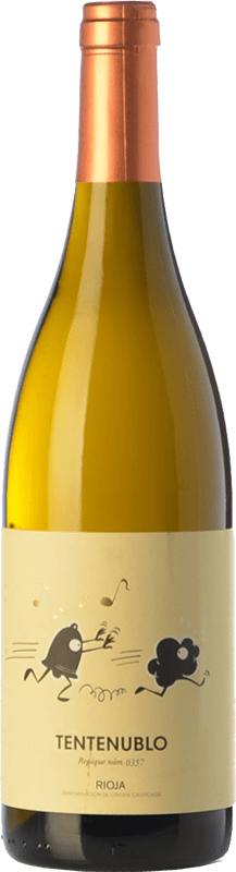 16,95 € Free Shipping | White wine Tentenublo Crianza D.O.Ca. Rioja The Rioja Spain Viura, Malvasía Bottle 75 cl
