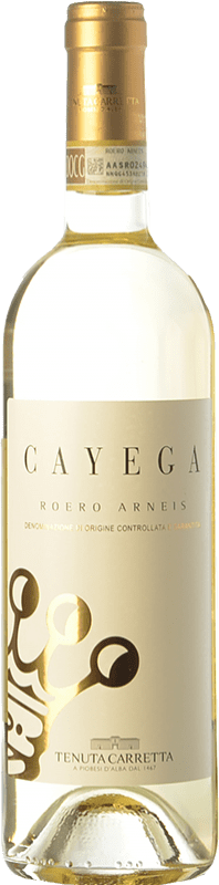 16,95 € | Белое вино Tenuta Carretta Cayega D.O.C.G. Roero Пьемонте Италия Arneis 75 cl