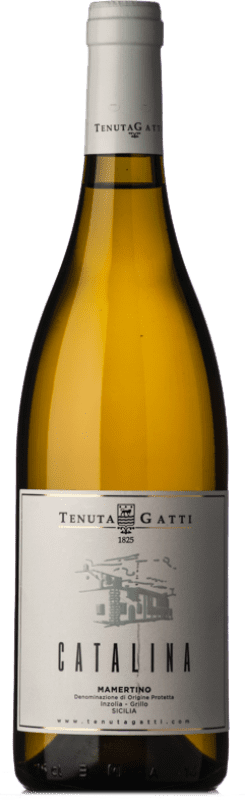 Free Shipping | White wine Tenuta Gatti Catalina I.G.T. Terre Siciliane Sicily Italy Insolia, Grillo 75 cl