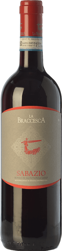6,95 € | Красное вино La Braccesca Sabazio D.O.C. Rosso di Montepulciano Тоскана Италия Merlot, Sangiovese 75 cl