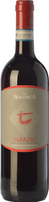 22,95 € Бесплатная доставка | Красное вино La Braccesca Sabazio D.O.C. Rosso di Montepulciano